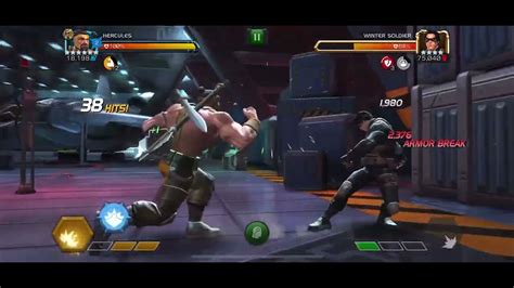 Mcoc Hercules 6 Star Rank 4 Vs Winter Soldier Youtube