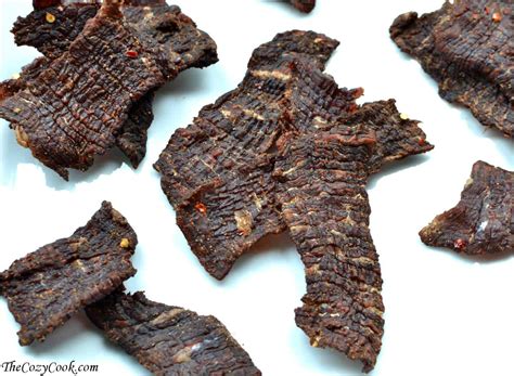 Beef Jerky Homemade Style The Cozy Cook