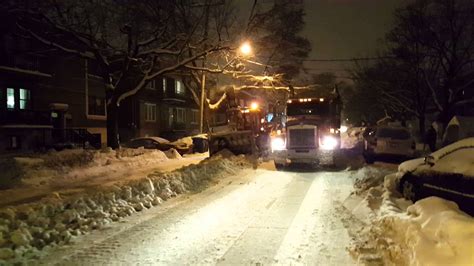 Montreal Snow Removal Jan 2016 YouTube