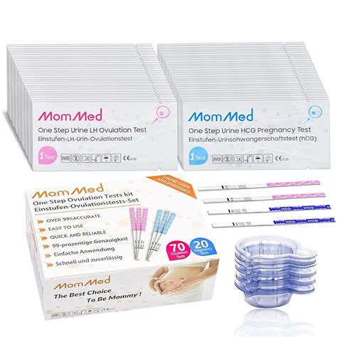 Buy Mommed Ovulation And Pregnancy Test Strips Hcg Lh At Home