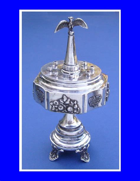 Antique Folk Art Sterling Silver Oil Menorah Collectors Weekly