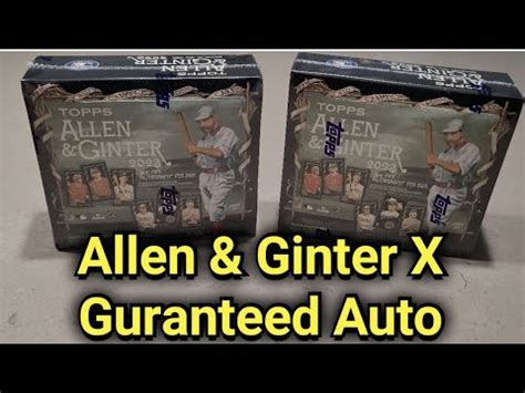 Allen Ginter X New Release Preview 2023 Topps Allen Ginter