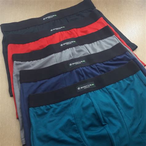 Cueca Boxer Poliéster Lisa Lingerie BR Atacado para Revenda