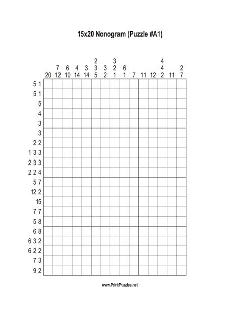 Nonogram | PDF