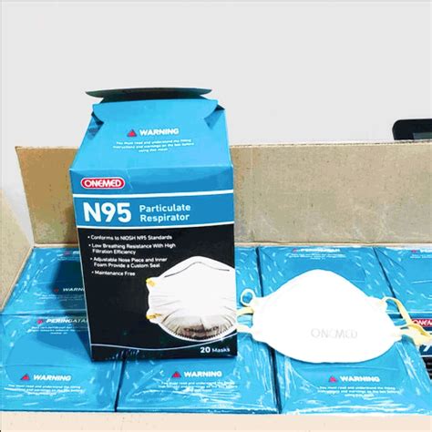 Jual Disposable Masker Medis Onemed N Respirator Ply Pack Isi