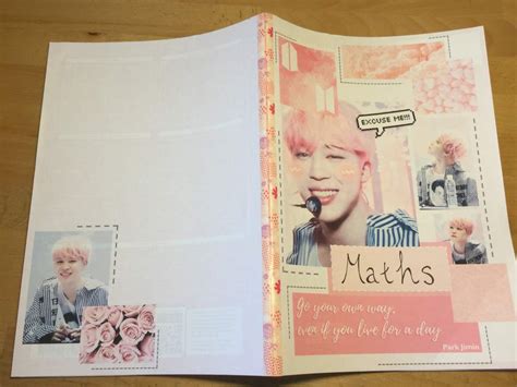 BTS DIY Notebook Kpop Bts Binder Notebook Diy Customize Tutorial ...