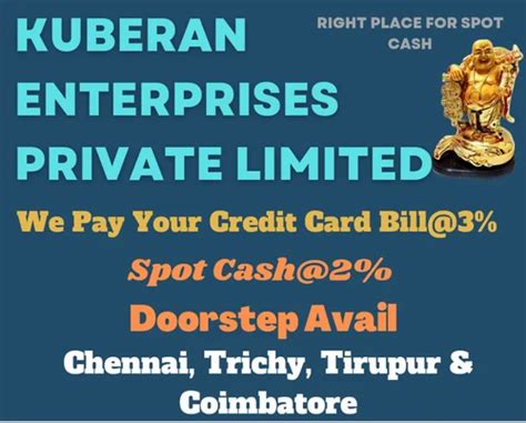 Spot Cash On Credit Card In Geetha Nagar At Best Price In Chennai Id