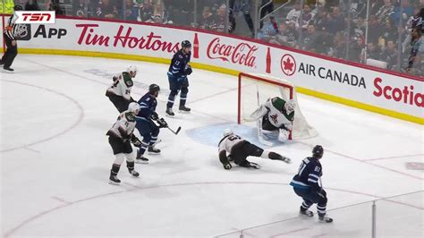 ARI WPG Connor Scores Goal Against Connor Ingram Winnipeg Jets