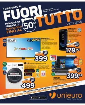 Volantino Unieuro: offerte e orari