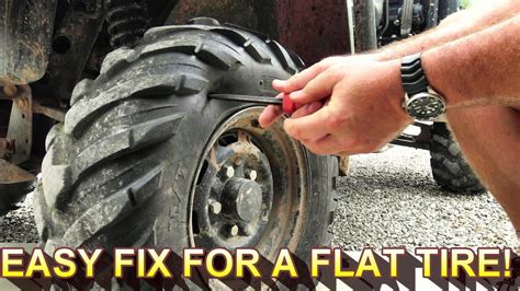 Fix A Flat Tire The Easy Way Youtube