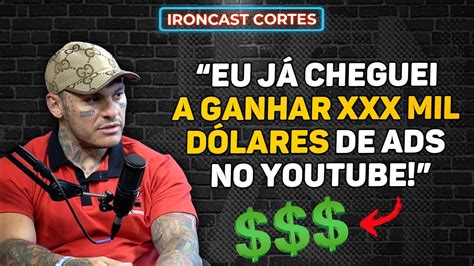 Toguro Revelou Quanto Ganha No Youtube Ironcast Cortes Youtube