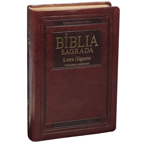 Bíblia Sagrada Índice Letra Gigante Almeida Revista e