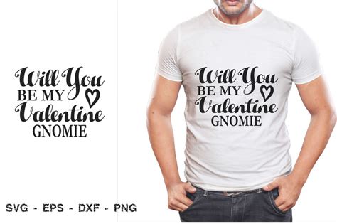 Will You Be My Valentine Gnomie Graphic By Dream Graphic · Creative Fabrica