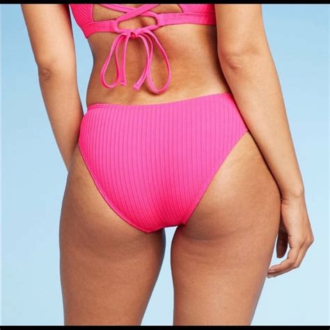 Xhilaration Swim Nwt Xhiliration Hot Pink Bikini Poshmark