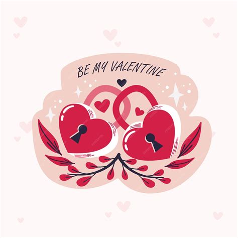 Premium Vector Flat Valentines Day Stickers Collection