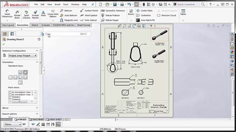 Solidworks Copying And Pasting Drawings Views Youtube