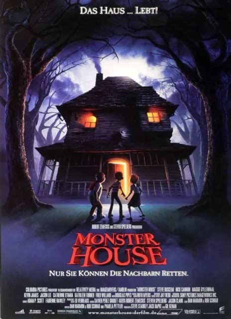 MONSTER HOUSE - Steve Buscemi - Kathleen Turner - Filmposter A3 29x42cm ...