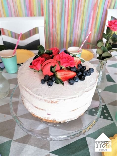 Baby Shower Naked Cake Pe Noziarnisty Tort Bez Cukru Dziecinnie Proste Blog