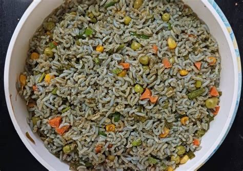 Blue rice Recipe by Vidyashree - Cookpad