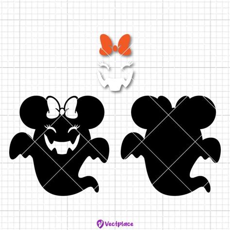 Minnie Mouse Ghost Svg Halloween Svg Vectplace