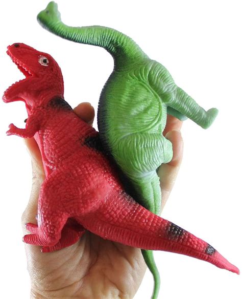 Set Of Stretchy Dinosaur Toy Fidget Stress Fun Squishy Toy