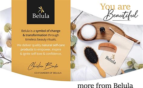 Belula Boar Bristle Hair Brush Hair Brushes For Women And Mens Hair Brush Detangler Brush