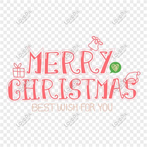 Merrychristmas Word Art PNG Transparent Image And Clipart Image For Free Download - Lovepik ...