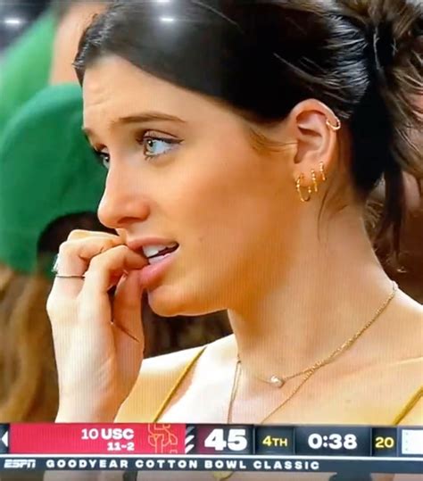 Identity Of Nail Biting Cotton Bowl Girl In Stands Revealed As