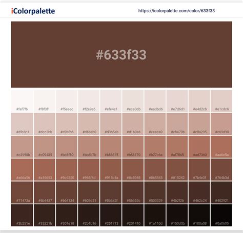 Cappuccino Information Hsl Rgb Pantone