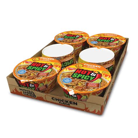 NISSIN RAMEN HOT SPICY CHICKEN BOWL 6PK 3 32OZ CEJ Distributors Ltd
