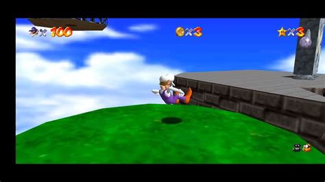 Super Mario 64 En Android Waluigi En Course Whomps Fortress Youtube