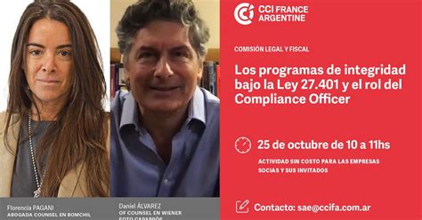 Los Programas De Integridad Bajo La Ley 27 401 Y El Rol Del Compliance