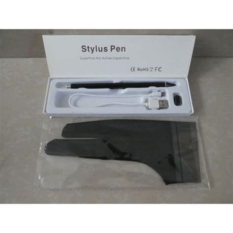 Jual Universal Active Stylus Pen For Tablet Warna Hitam FREE GLOVES