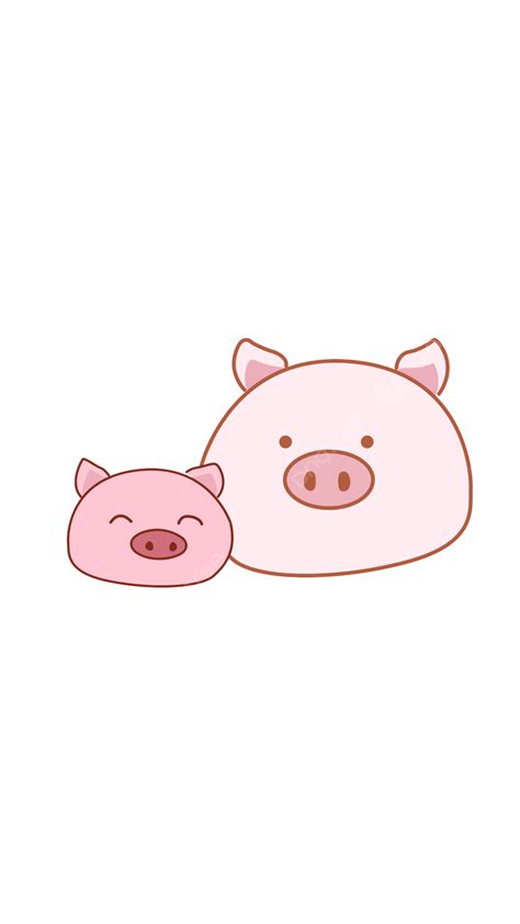 Hand Drawn Pig PNG Picture Pink Hand Drawn Cartoon Pig Pink Pig