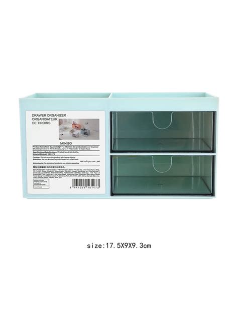 Miniso Drawer Organizer Blue 2008040212108 Desk Storage Sonee Sports