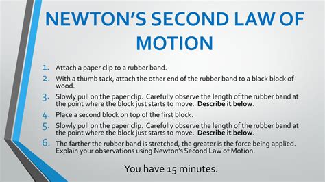 Newton’s Second Law Of Motion Ppt Download