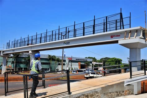 Avance Del 80 En Construcción De La Pasarela Peatonal Del Km 9 De Cde