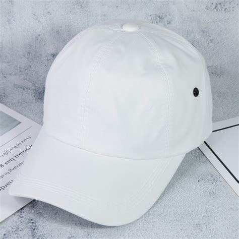Nón kết mũ lưỡi trai nam nữ HOT màu trắng trơn vải kaki cao cấp thoáng mát Shopee Việt Nam