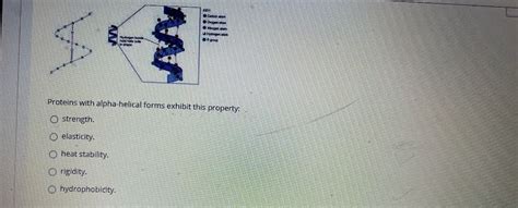 Answered Proteins With Alpha Helical Forms Bartleby