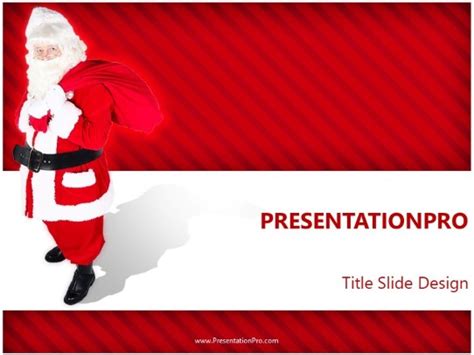 Santa Claus Holiday Powerpoint Template Presentationpro