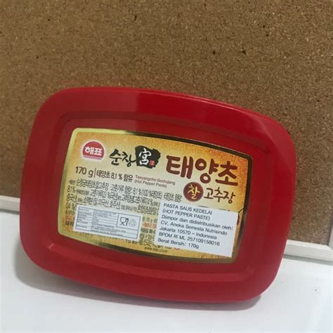 Jual GOCHUJANG SAJO Gram HOT PEPPER PASTE KOREA Shopee Indonesia