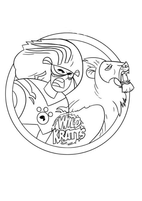 Wild Kratts Printable Coloring Pages - Coloring Cool