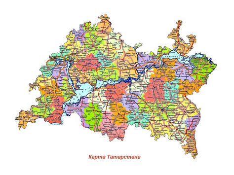 "Карта рф татарстан"