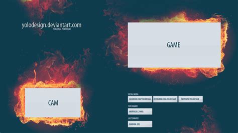 FREE PSD LAYOUT OVERLAY STREAM TWITCH by yolodesign on DeviantArt