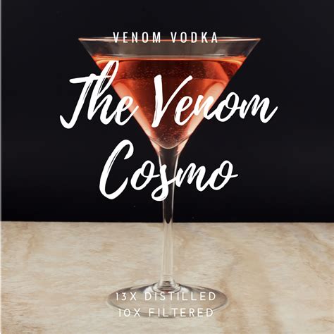 The Perfect Cosmopolitan 2 Ounces Venom Vodka 12 Ounce Triple Sec