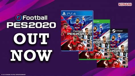 “PLAYING IS BELIEVING”: eFootball PES 2020 NOW AVAILABLE | KONAMI ...