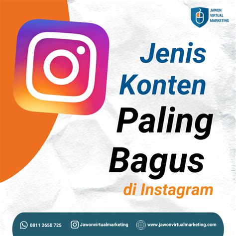 Jenis Konten Menarik Di Instagram Jawon Virtual Marketing Jasa Kelola Website Jasa Seo