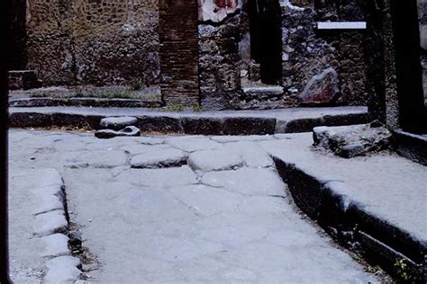 Via Degli Augustali North Side Left To Right In Photo Pompeii 1966