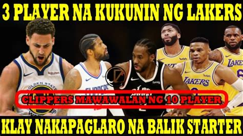 Player Na Kukunin Ng Lakers Ngayon Klay Nakapaglaro Na Balik