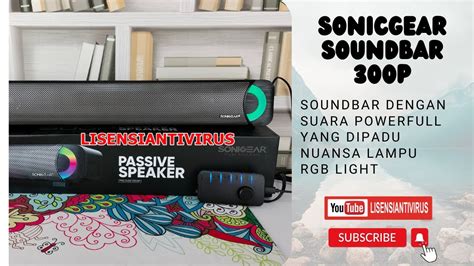 Soundbar Sonicgear 150p YouTube